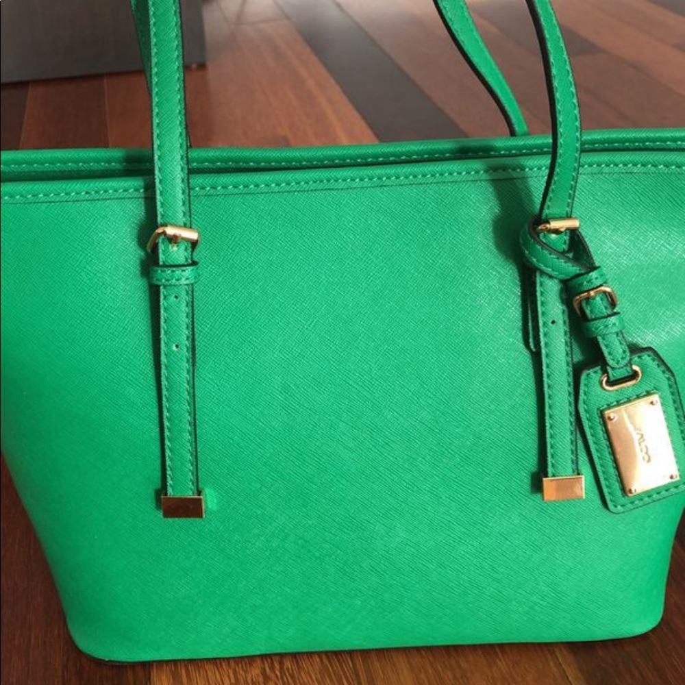 Aldo Green Tote bag